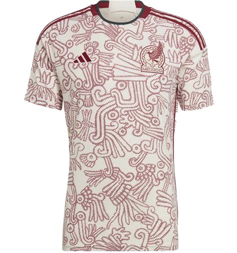 adidas Men's Mexico 2022/23 Authentic Away Jersey Wonder/White